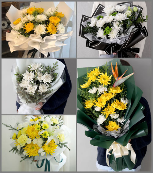 山东临沂沂南县葛沟镇白事花束代送